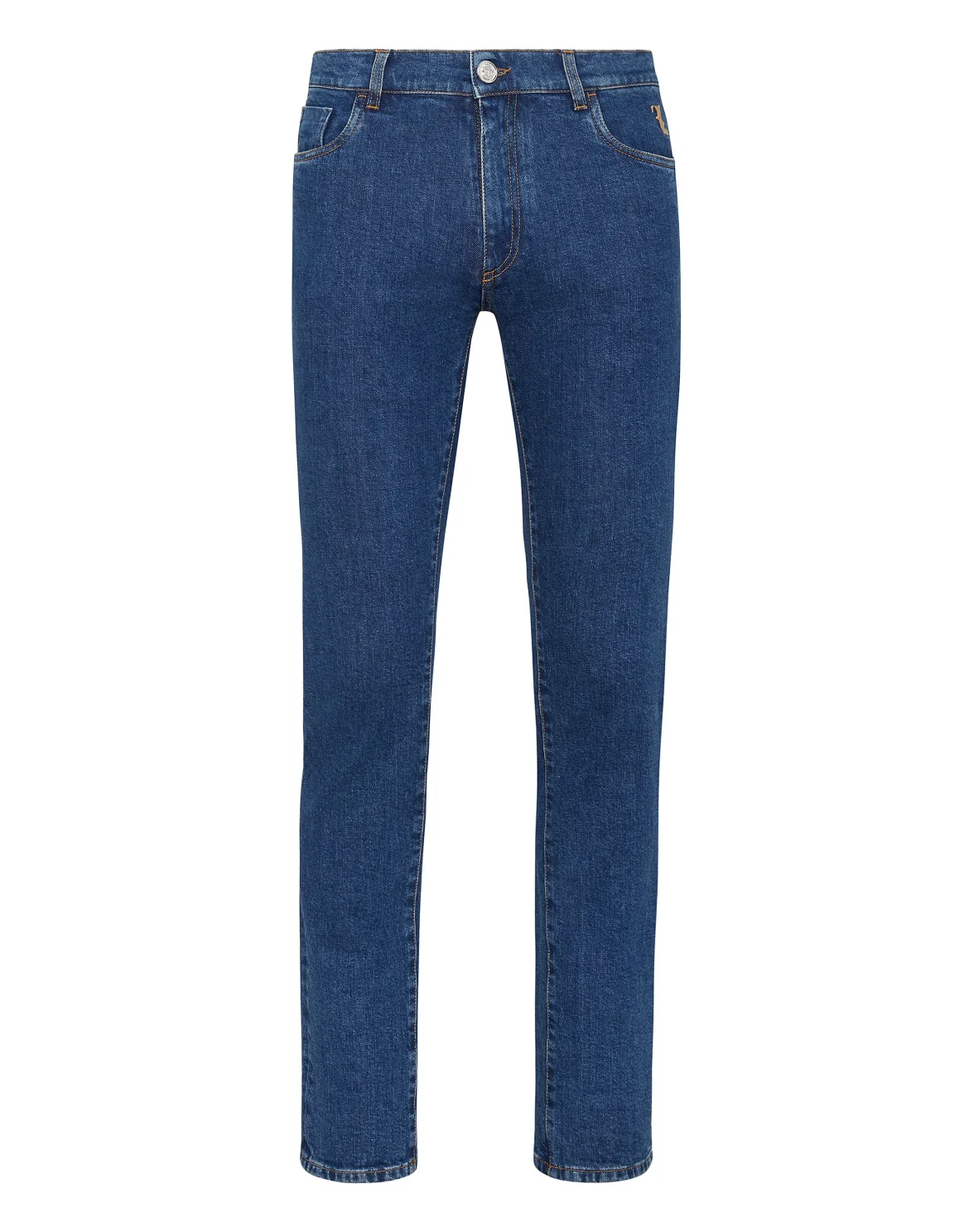 Denim Super Straight Cut Embroidery Double B, цвет: Синий