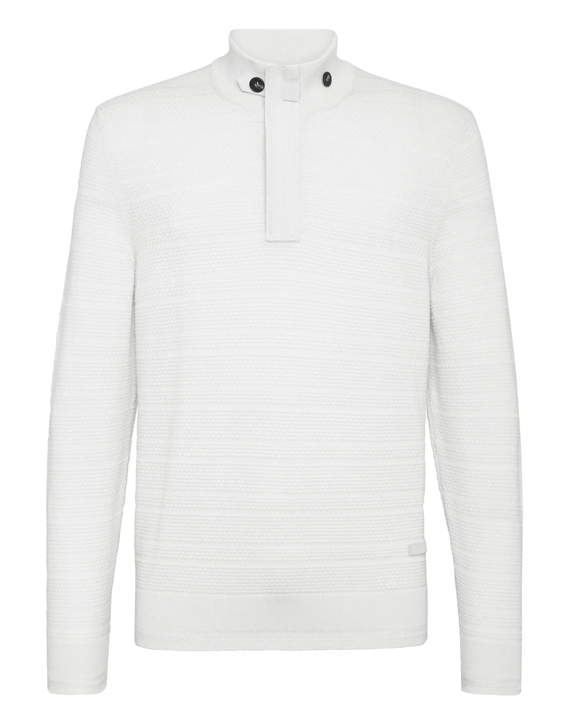 Merino wool Pullover zip mock Istitutional, цвет: Бежевый