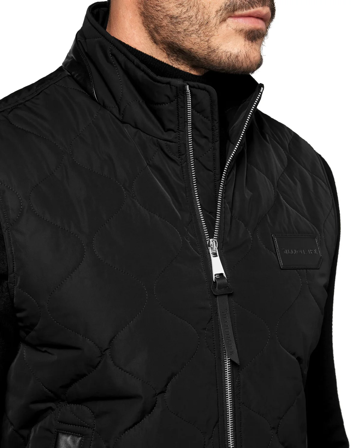 Short Vest Istitutional, цвет: Черный