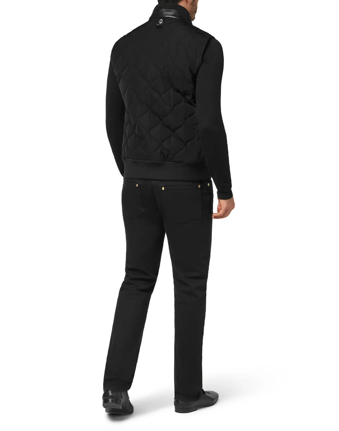 Short Vest Istitutional, цвет: Черный