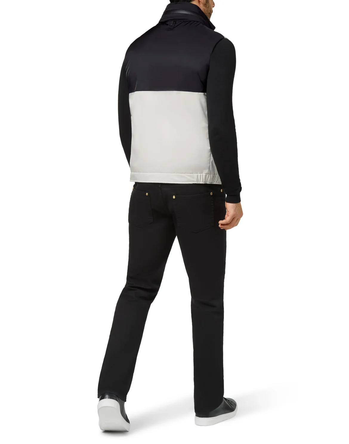 Color Block  Short Vest Istitutional, цвет: Черный