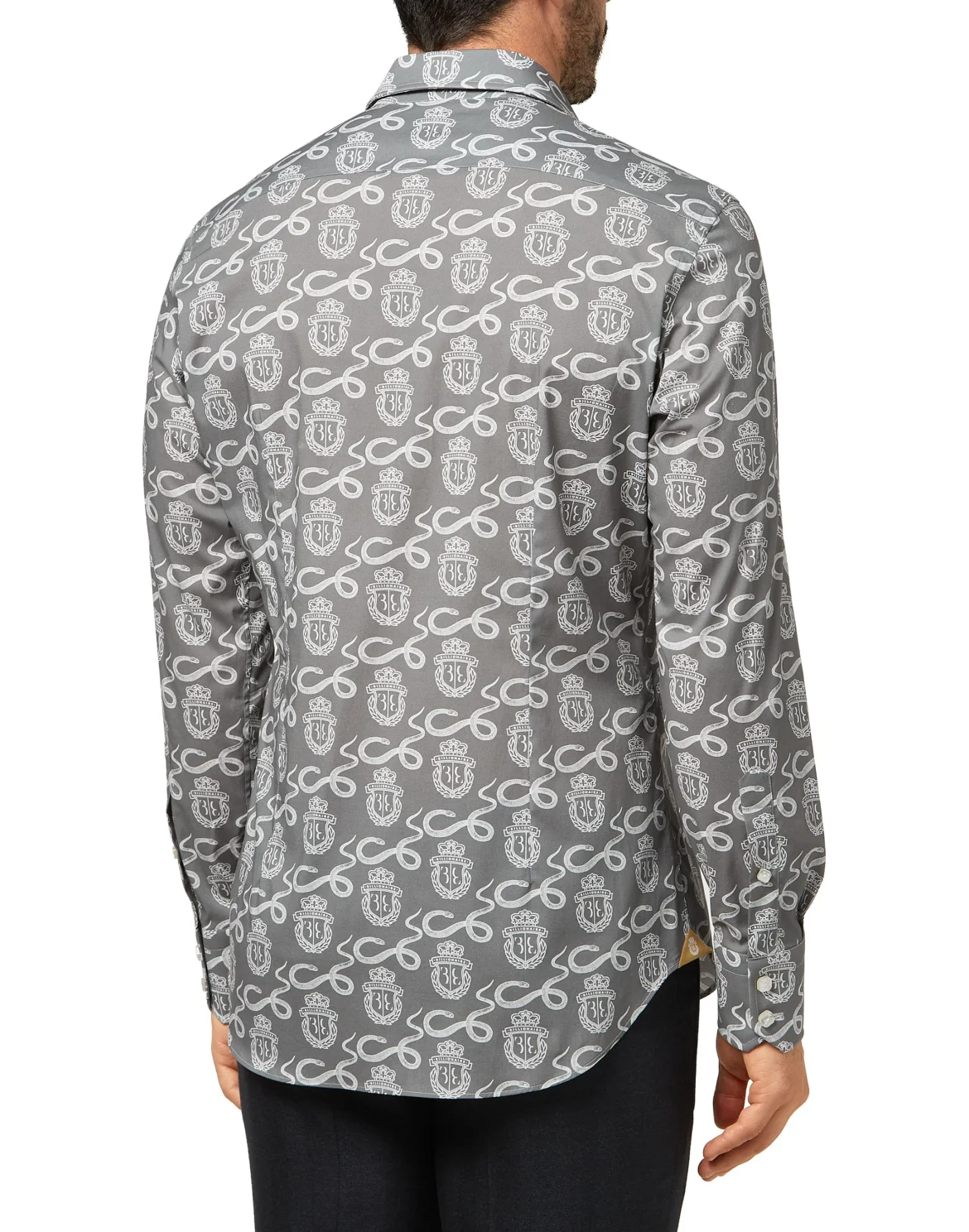 Shirt Silver Cut LS Snake, цвет: Серый