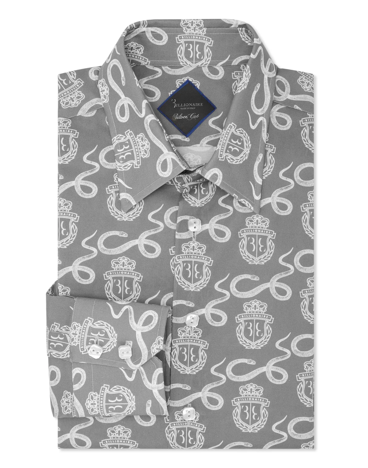 Shirt Silver Cut LS Snake, цвет: Серый