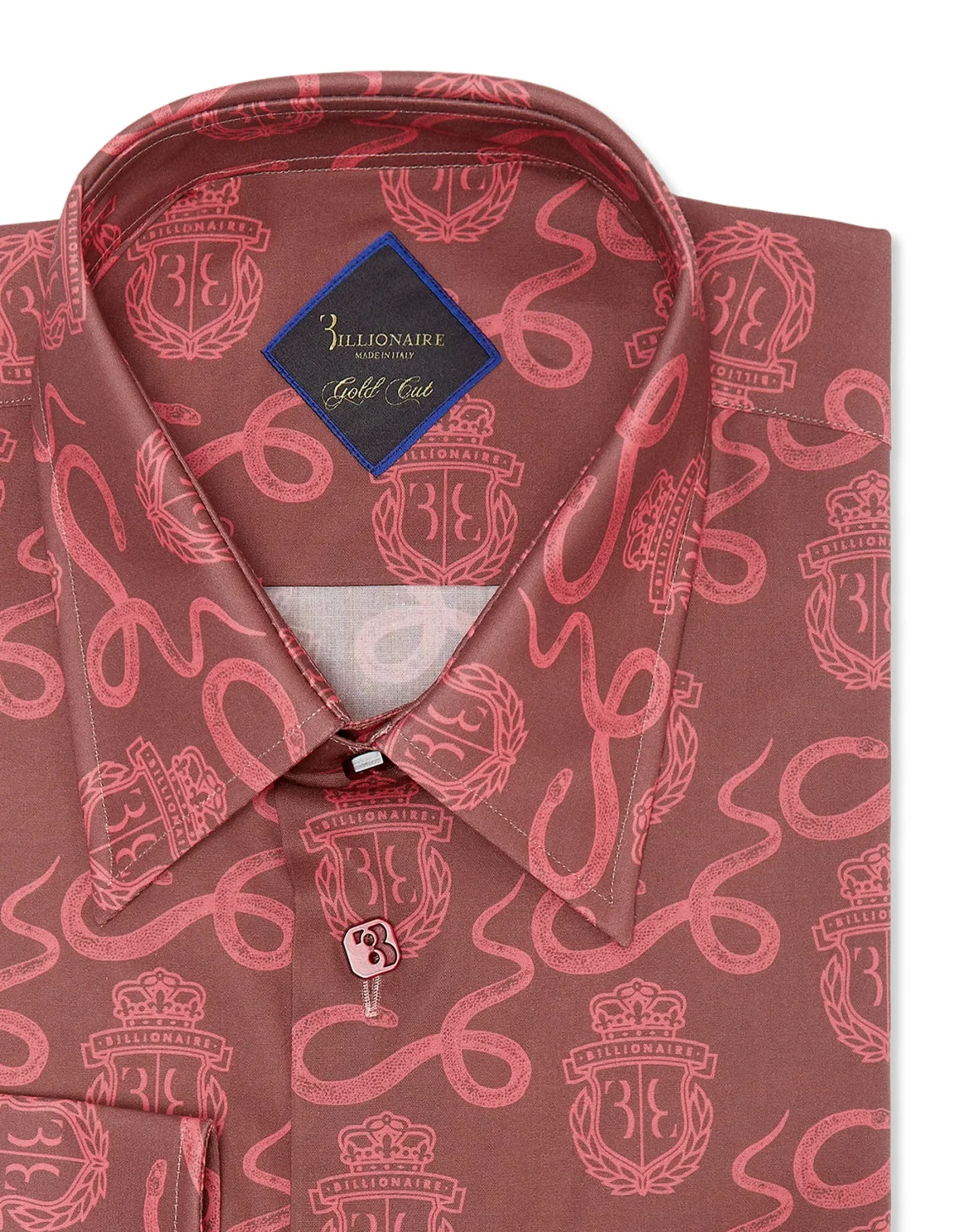 Shirt Gold Cut LS Snake, цвет: Красный