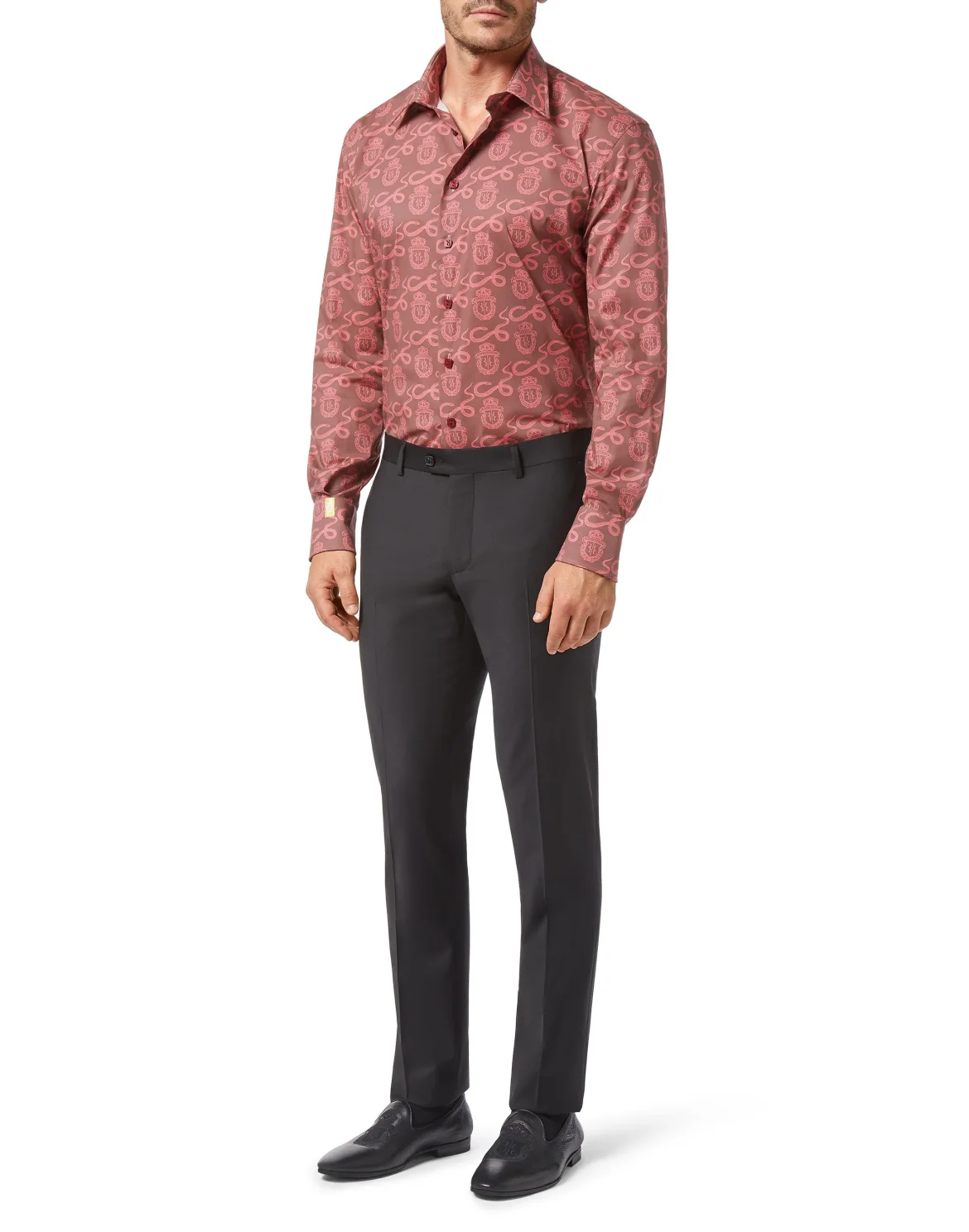 Shirt Gold Cut LS Snake, цвет: Красный