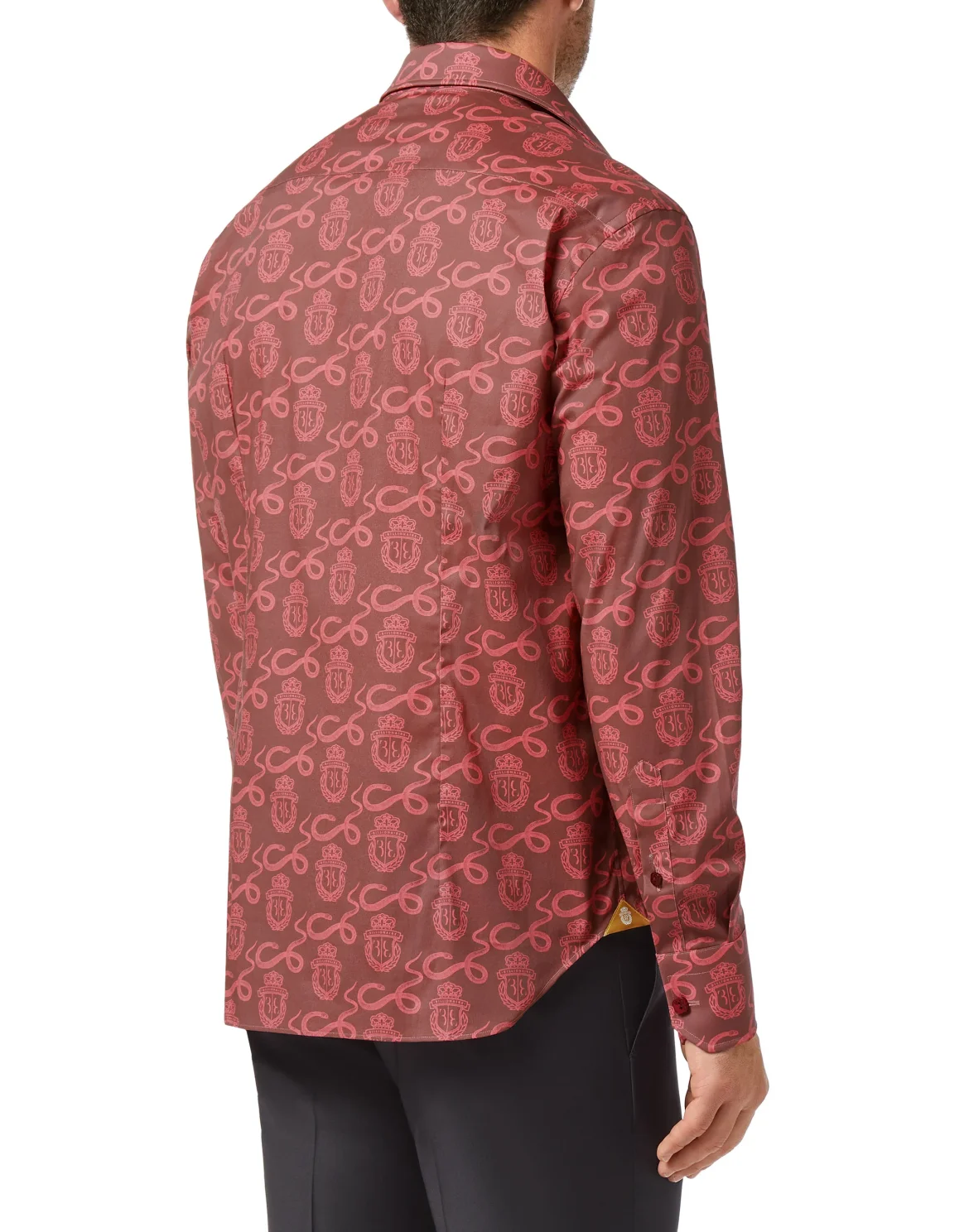 Shirt Gold Cut LS Snake, цвет: Красный