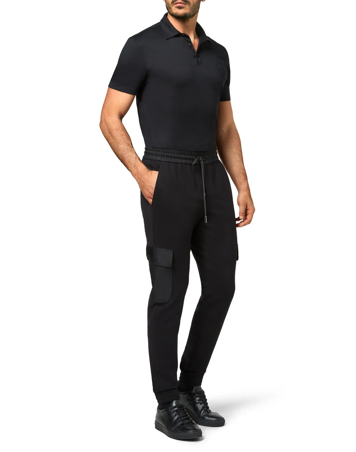 Jersey Trousers Nylon inserts Istitutional, цвет: Черный