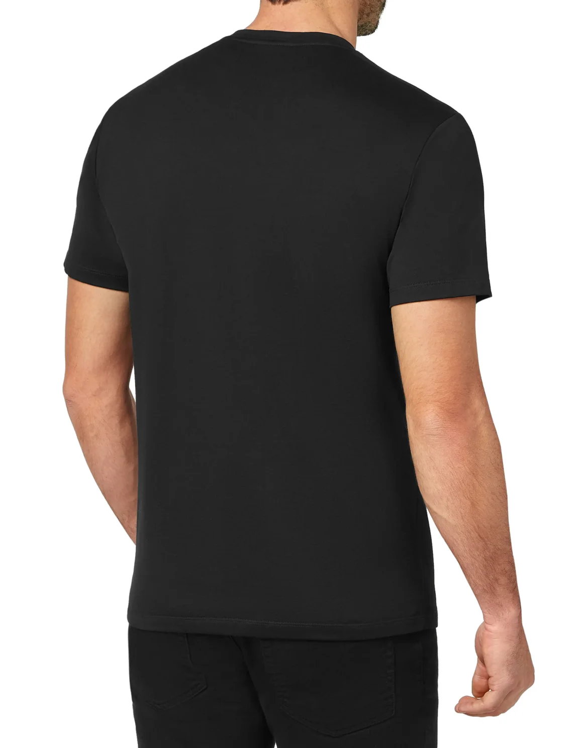 T-shirt Round Neck SS Snake, цвет: Черный