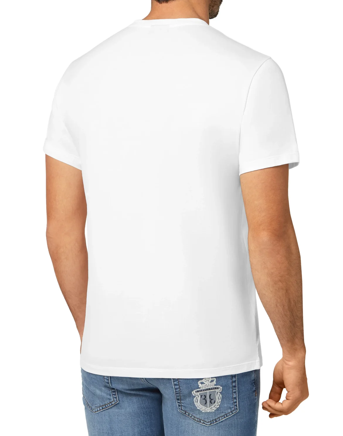 T-shirt Round Neck SS print Crocodile, цвет: Белый