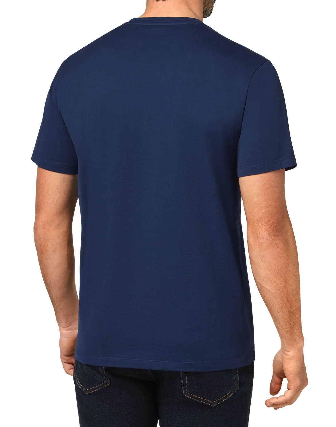 T-shirt Round Neck SS print Crocodile, цвет: Синий