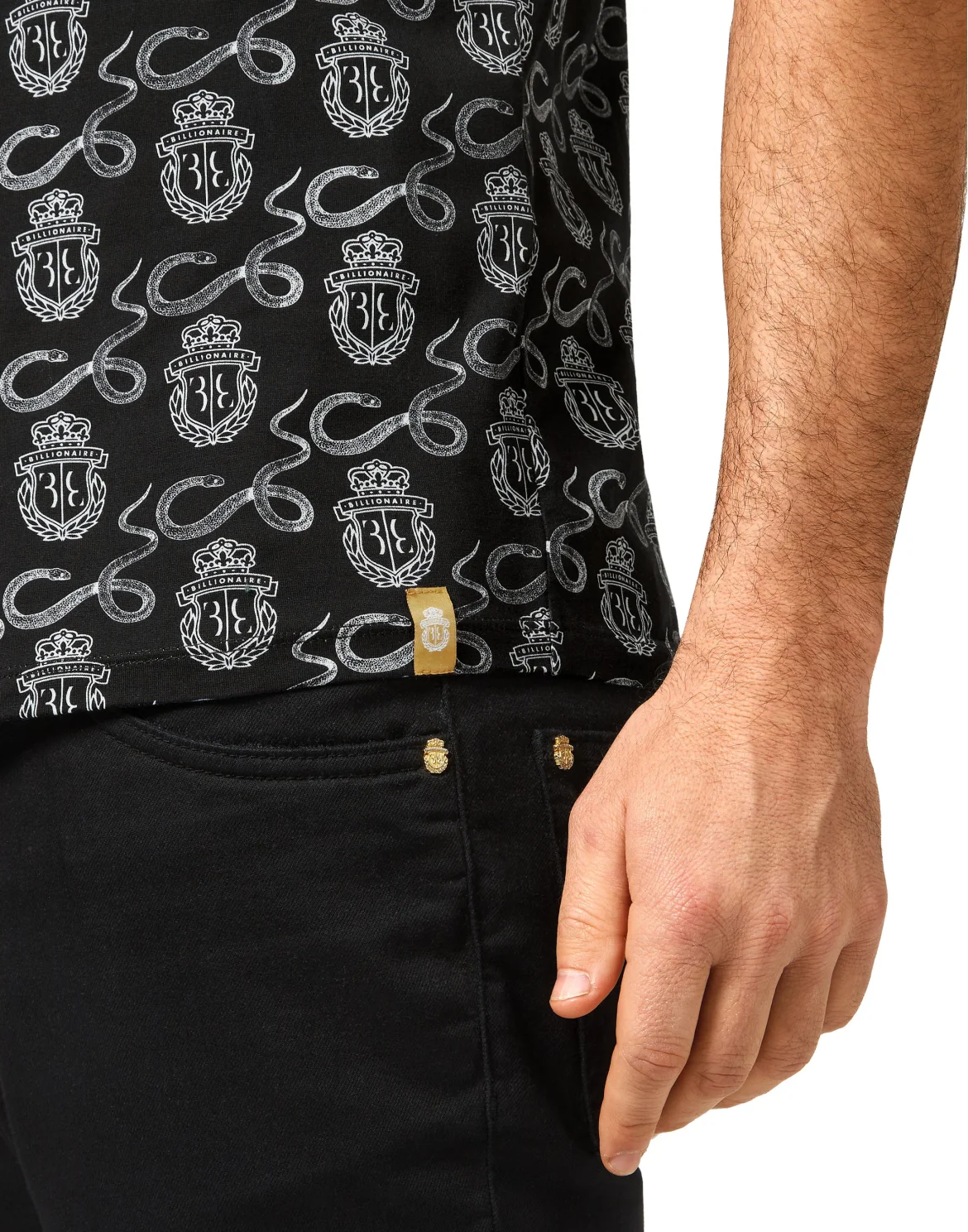 T-shirt Round Neck SS  Snake, цвет: Синий