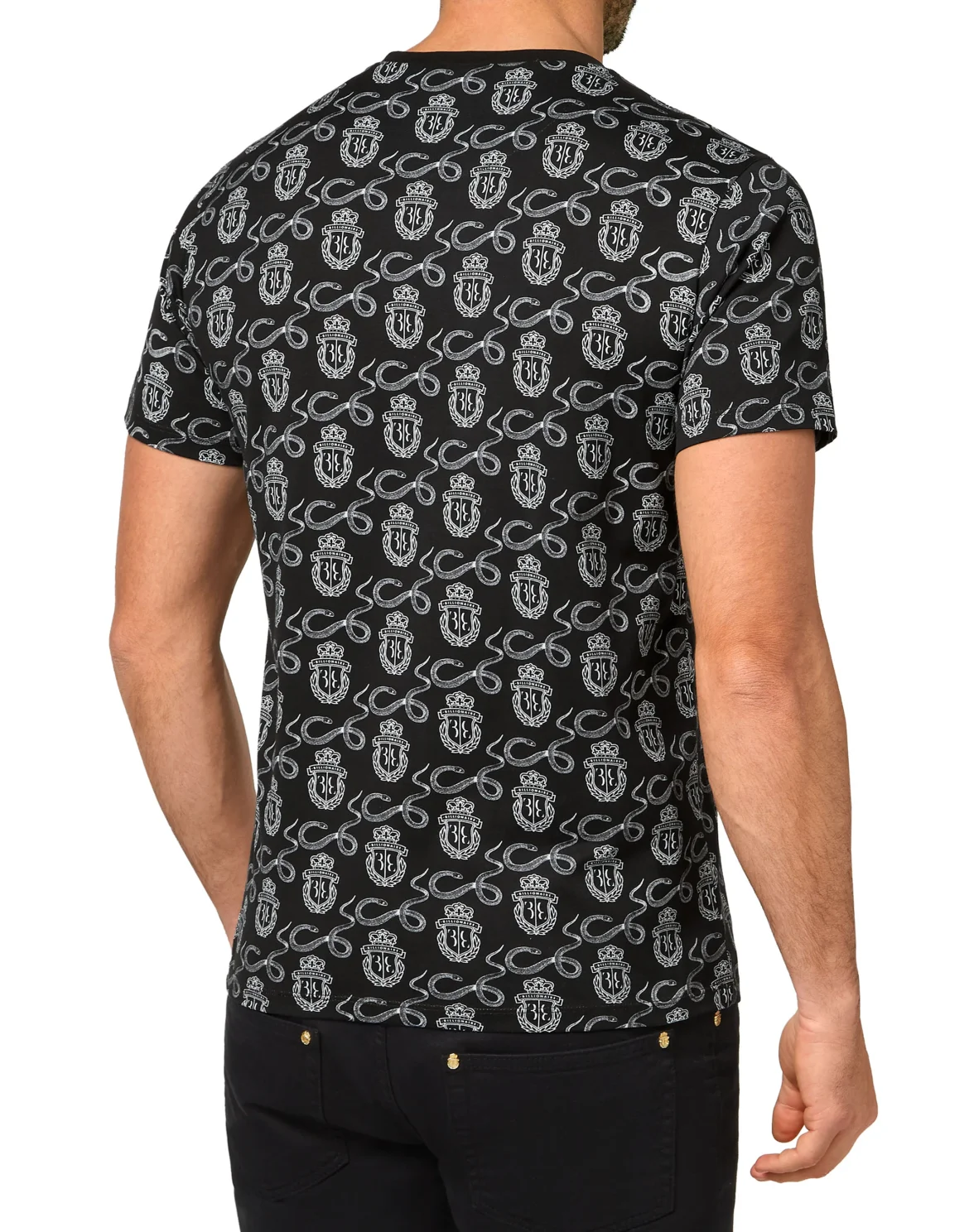 T-shirt Round Neck SS  Snake, цвет: Синий