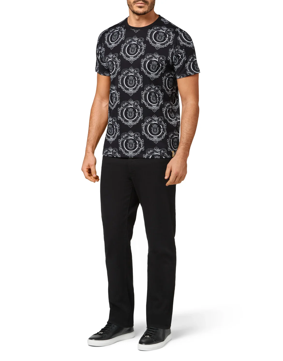 T-shirt Round Neck SS Crest, цвет: Серый