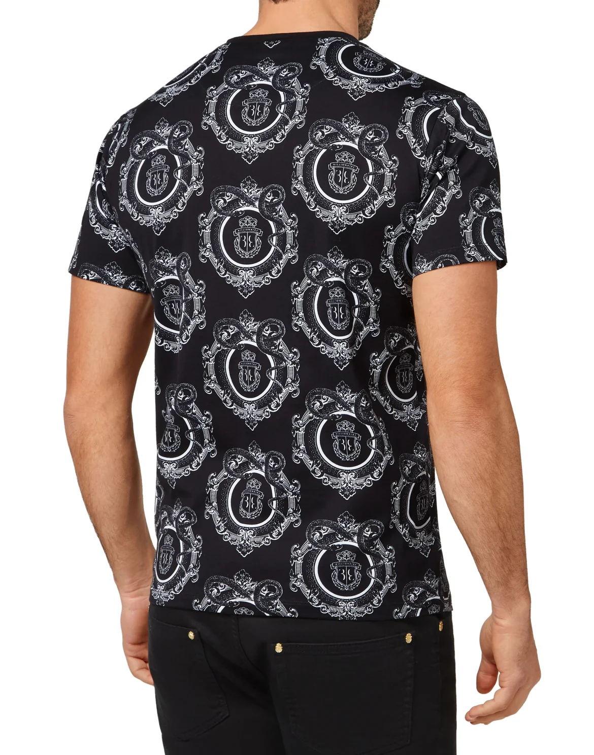 T-shirt Round Neck SS Crest, цвет: Серый