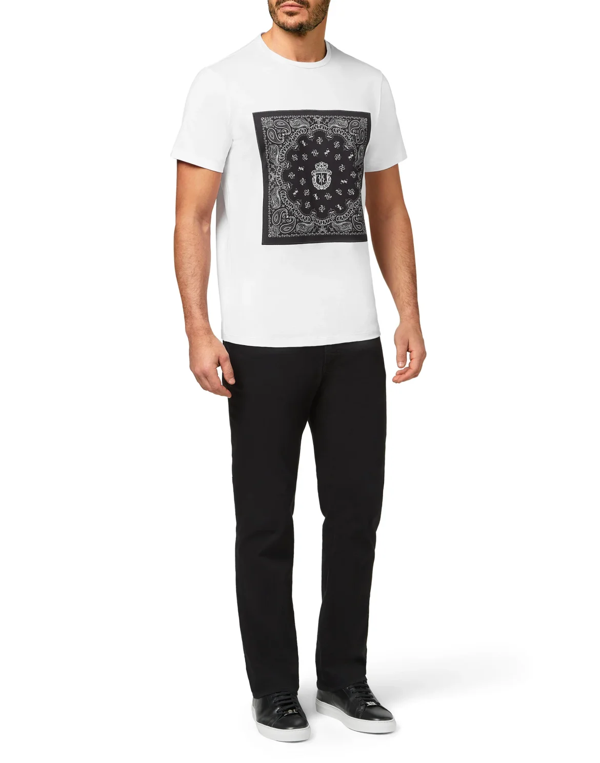 T-shirt Round Neck SS Crest, цвет: Белый