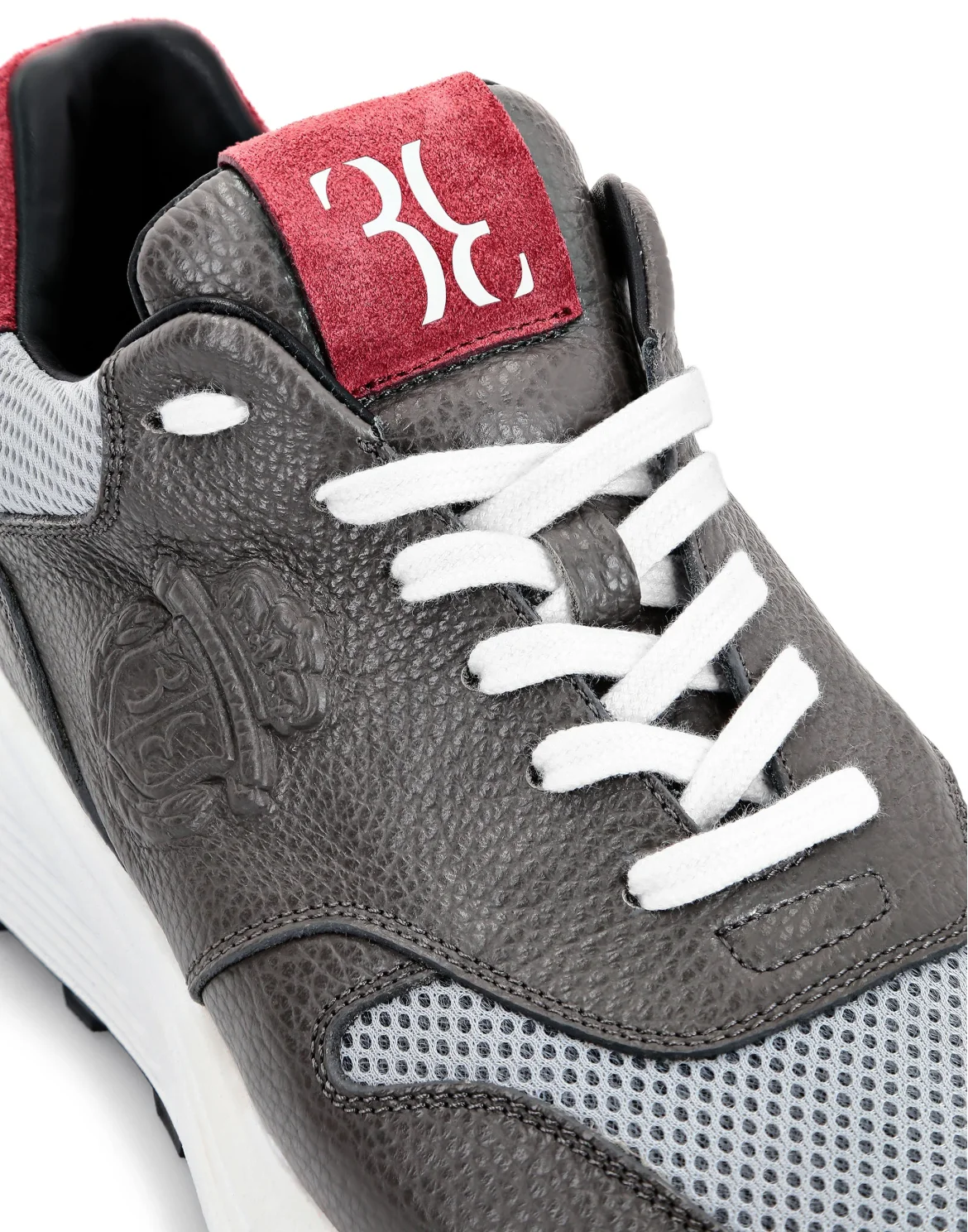 Runner mix leathers Crest, цвет: Серый