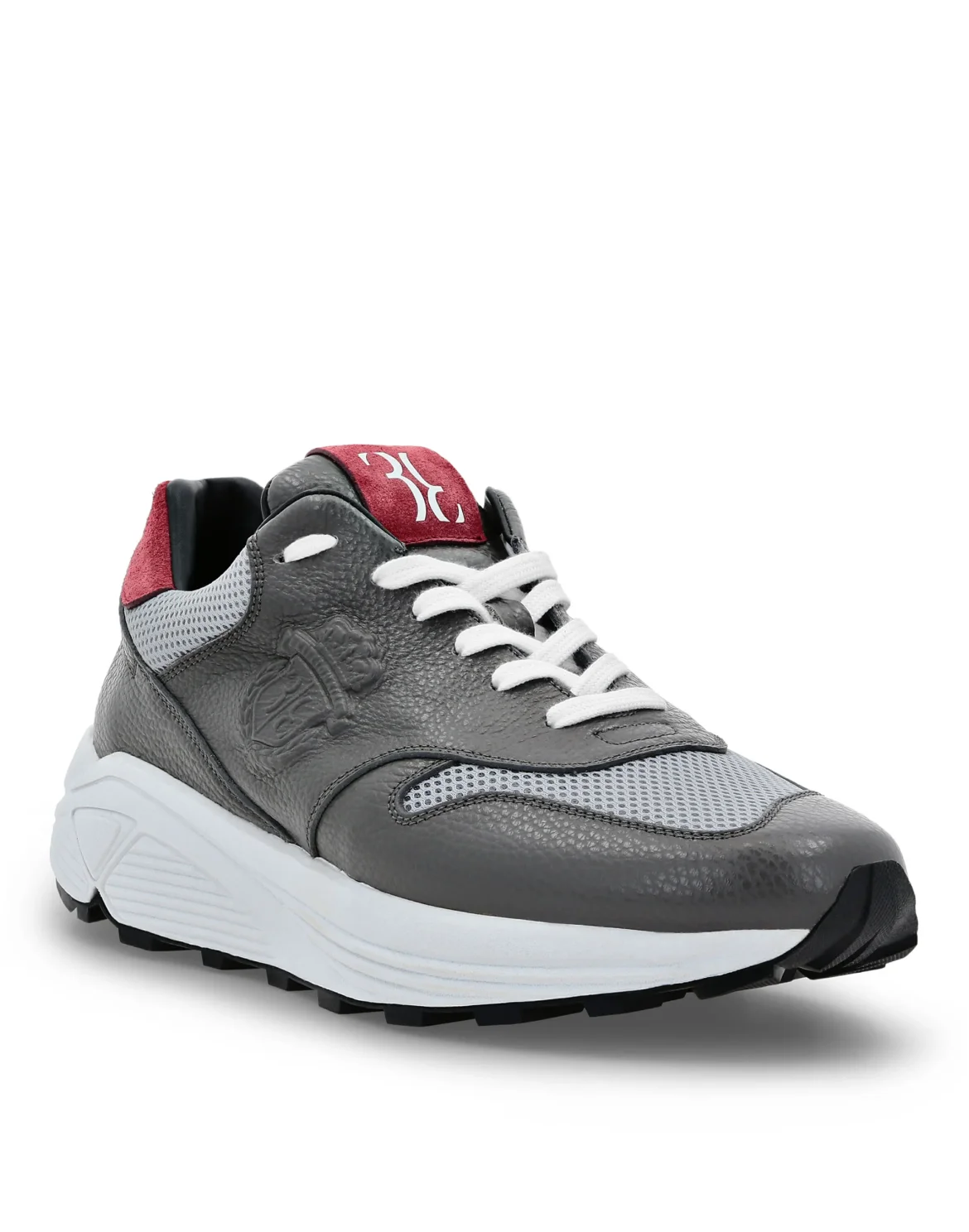 Runner mix leathers Crest, цвет: Серый