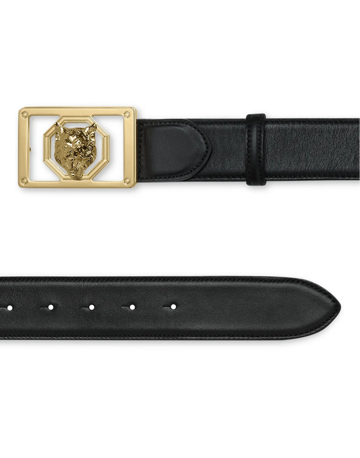 Leather Belt, цвет: Черный