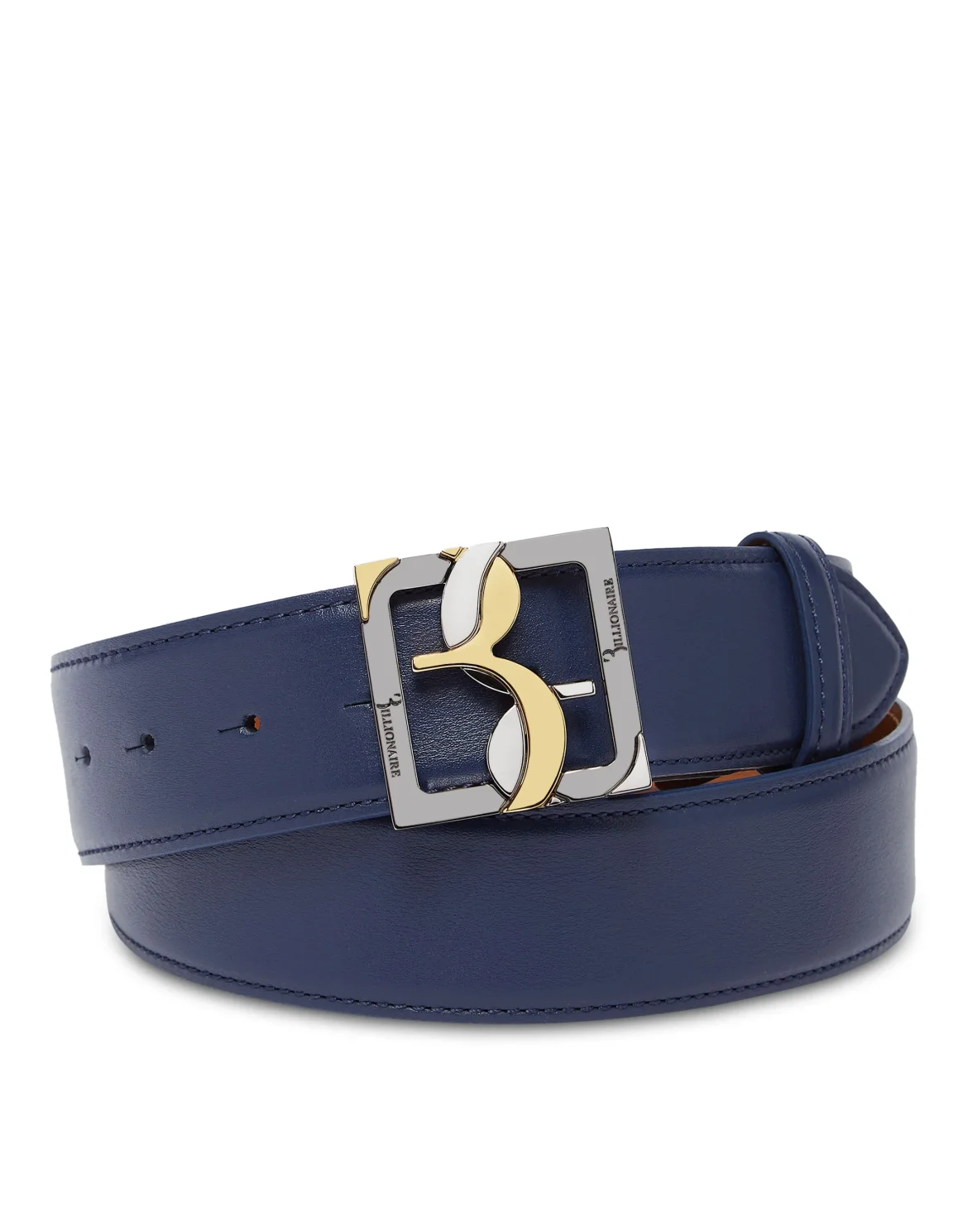 Leather Belt, цвет: Синий