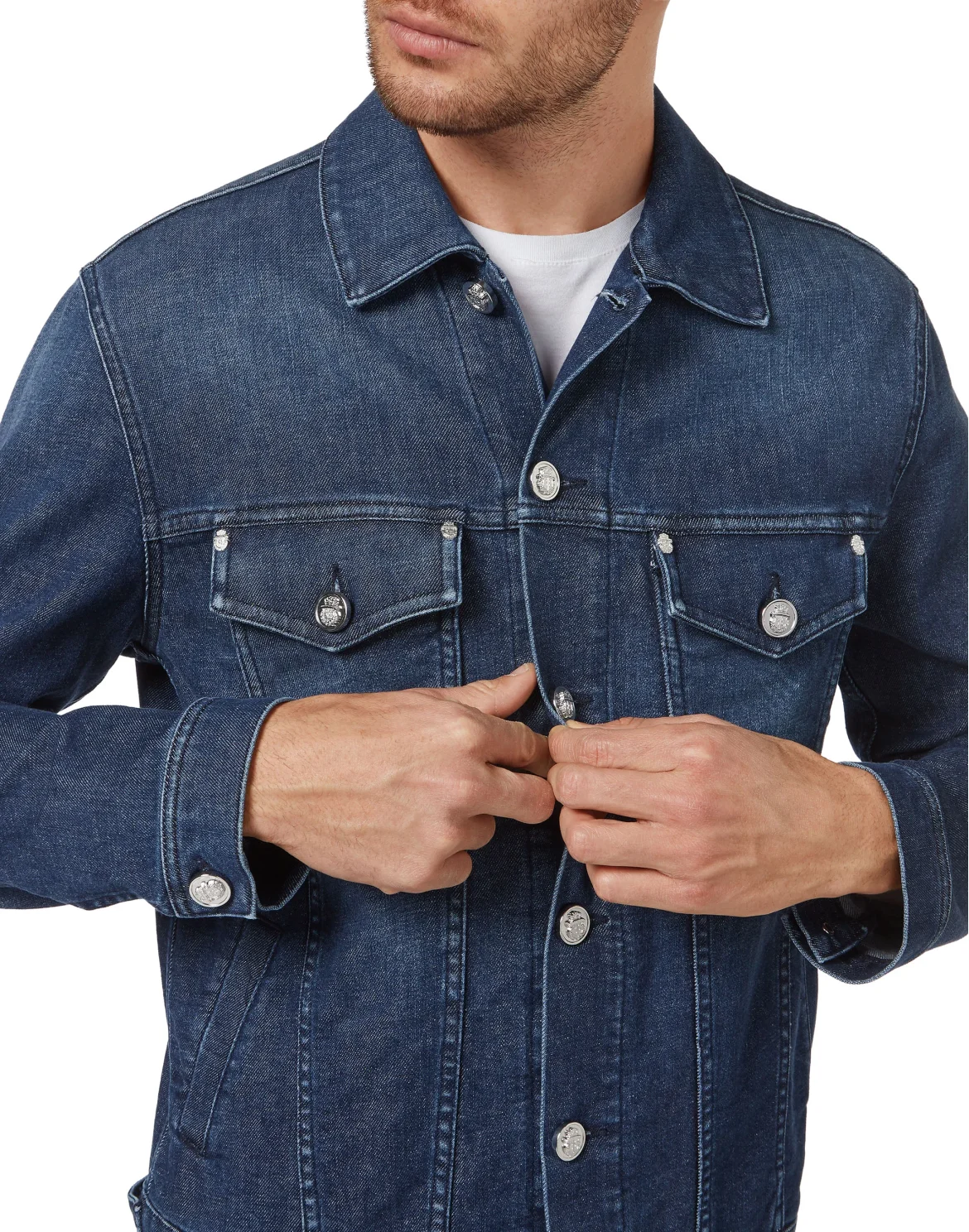 Denim Jacket Crest, цвет: Синий