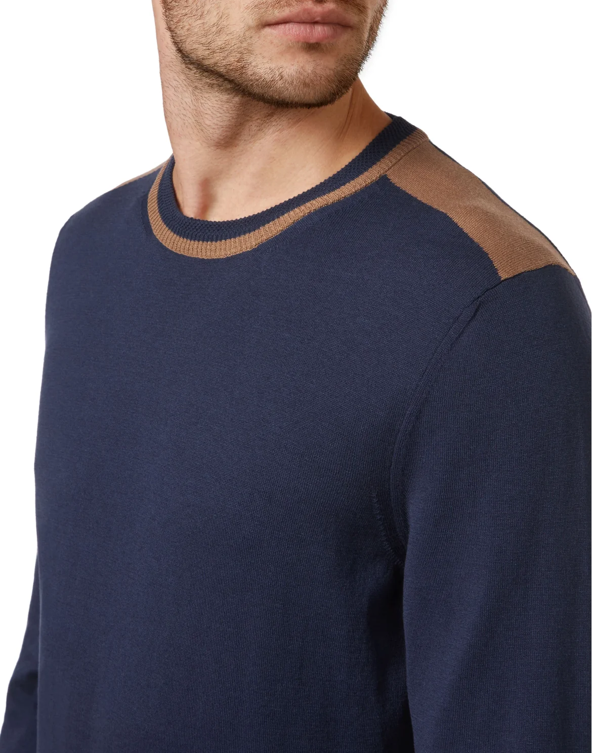 Pullover Round Neck LS, цвет: Синий