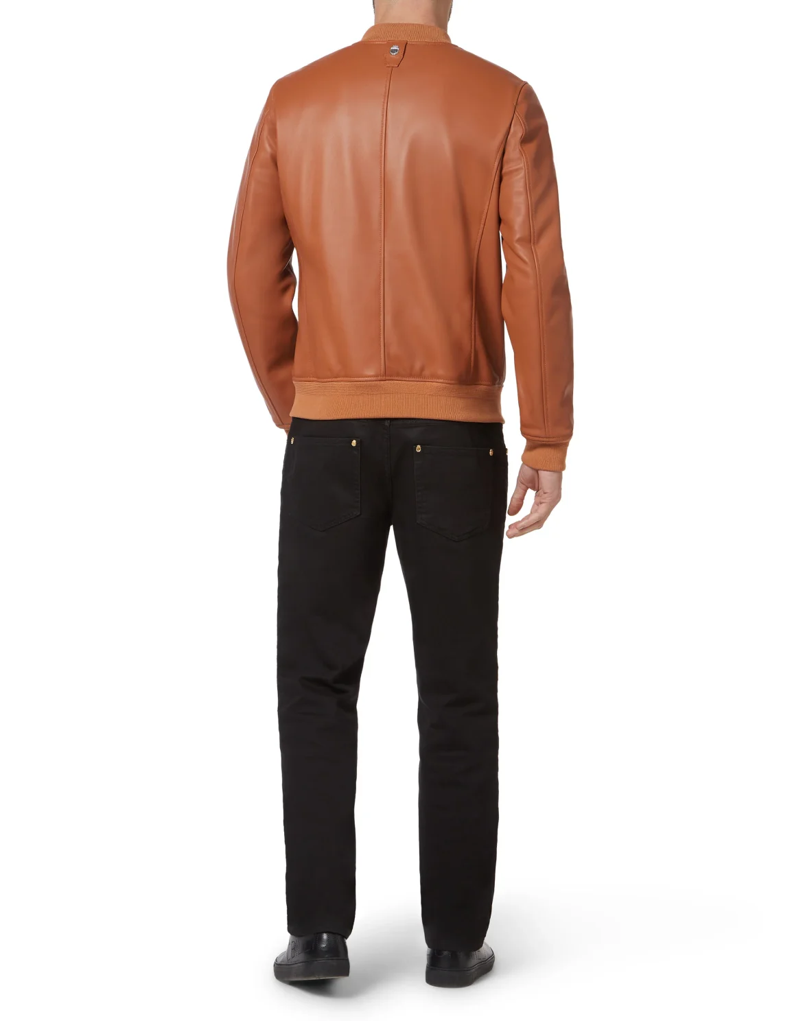 Leather Bomber, цвет: Коричневый