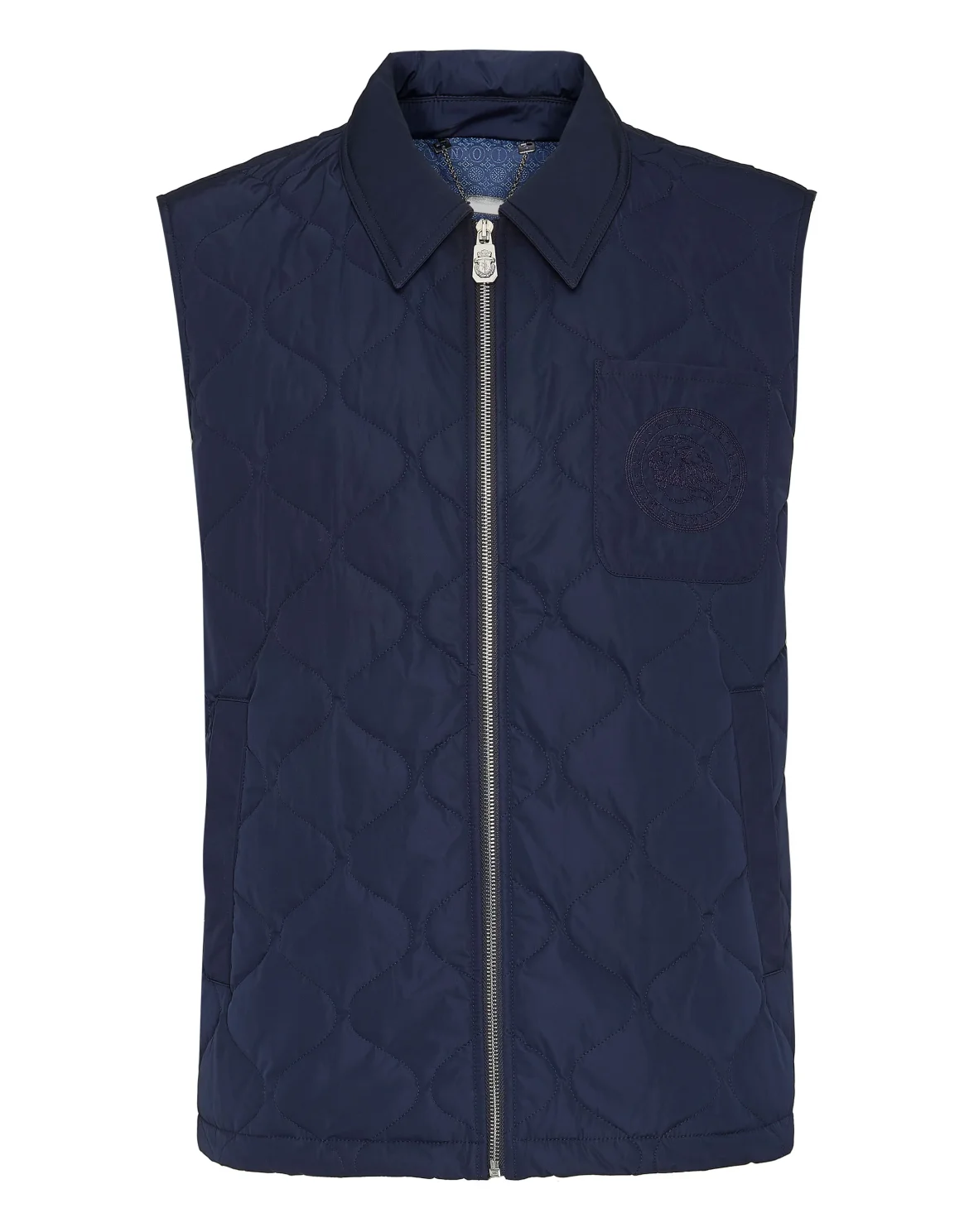 Nylon Jacket Sleeveless Lion, цвет: Синий