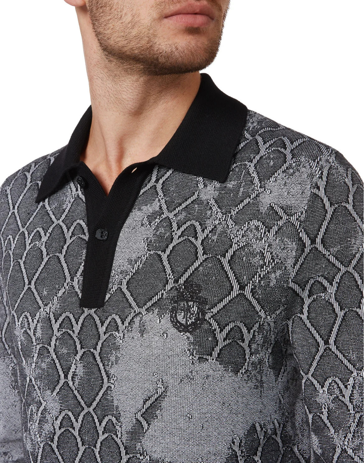Polo shirt LS, цвет: Черный