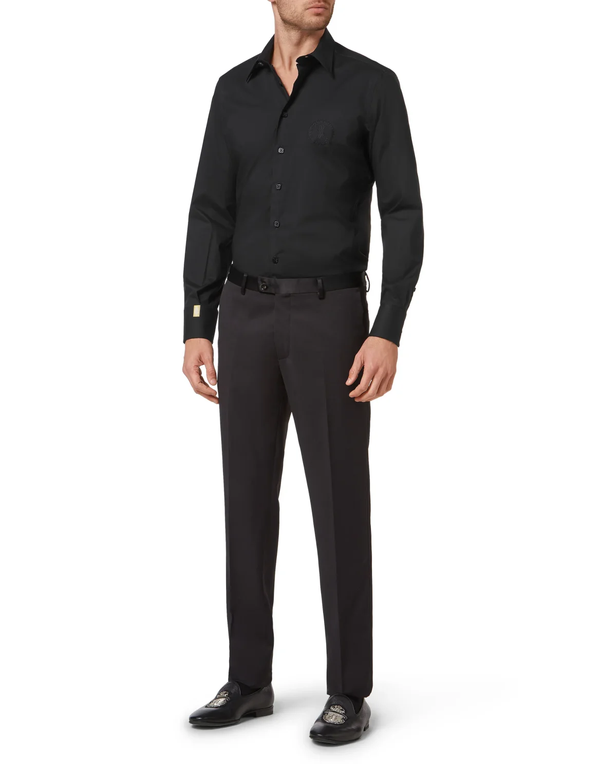 Shirt Silver Cut LS, цвет: Черный