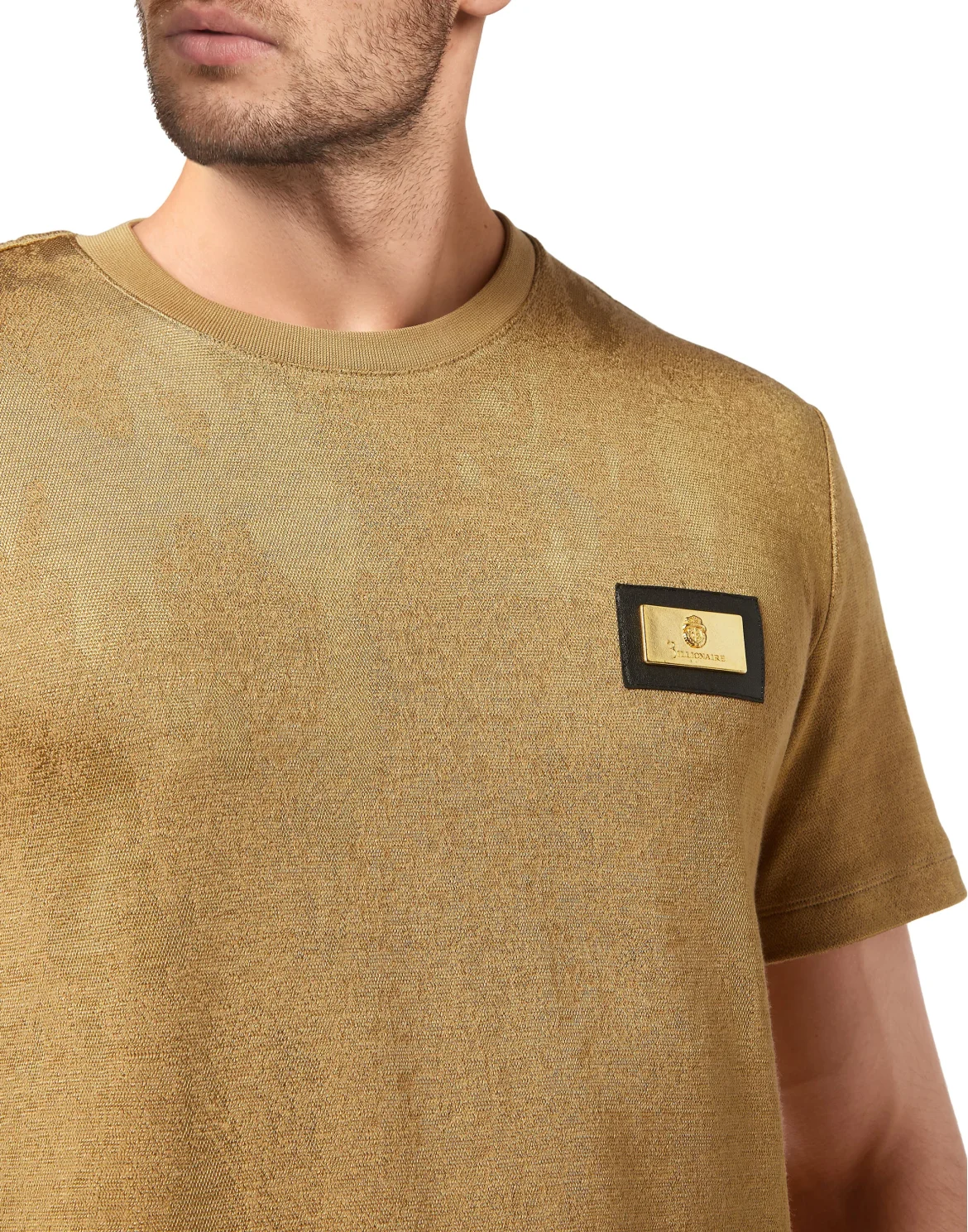 T-shirt Round Neck SS, цвет: Золотой