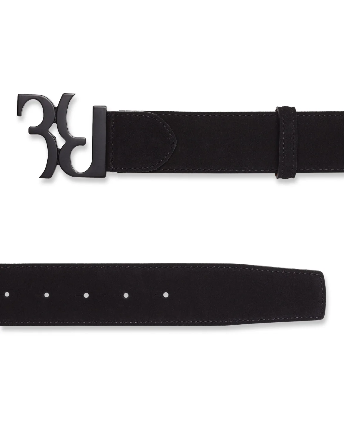 Suede Belt, цвет: Черный