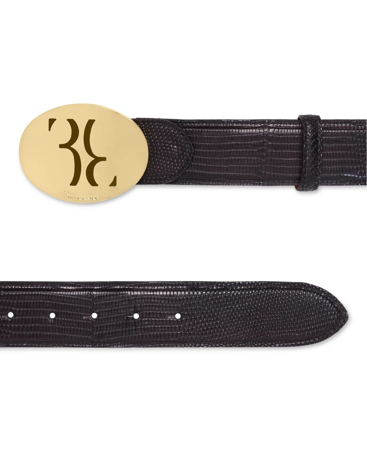 Tejus Leather Belt, цвет: Черный