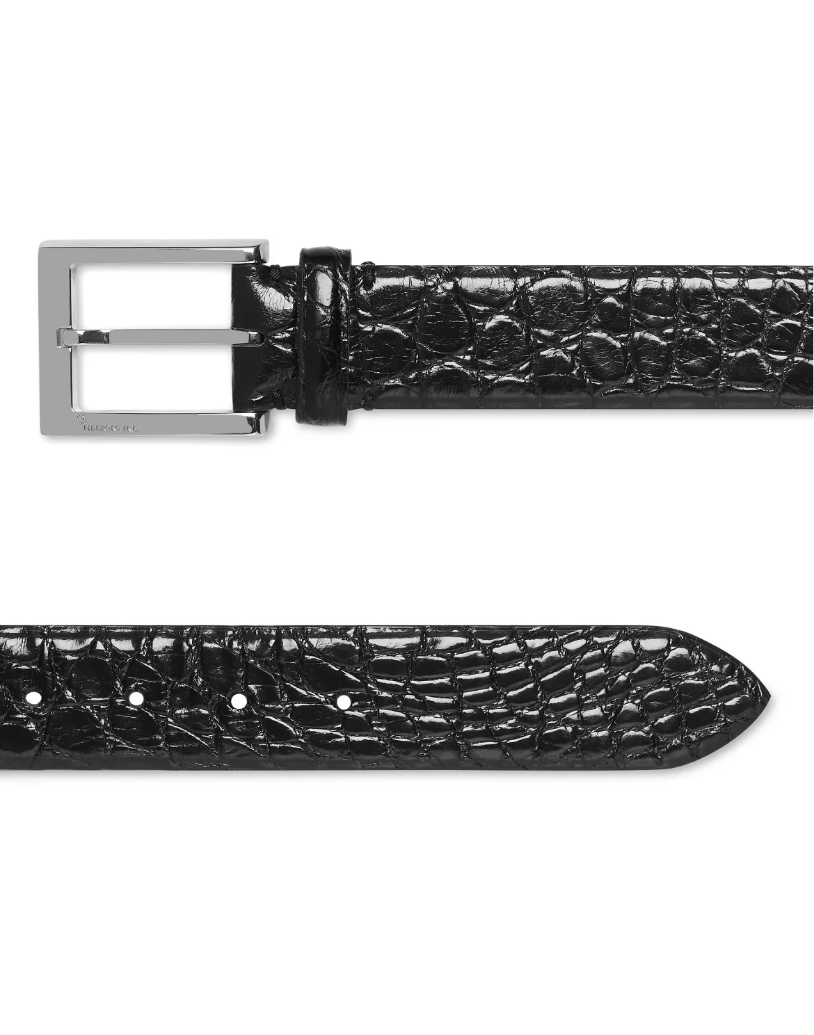 Alligator Leather Belt, цвет: Черный