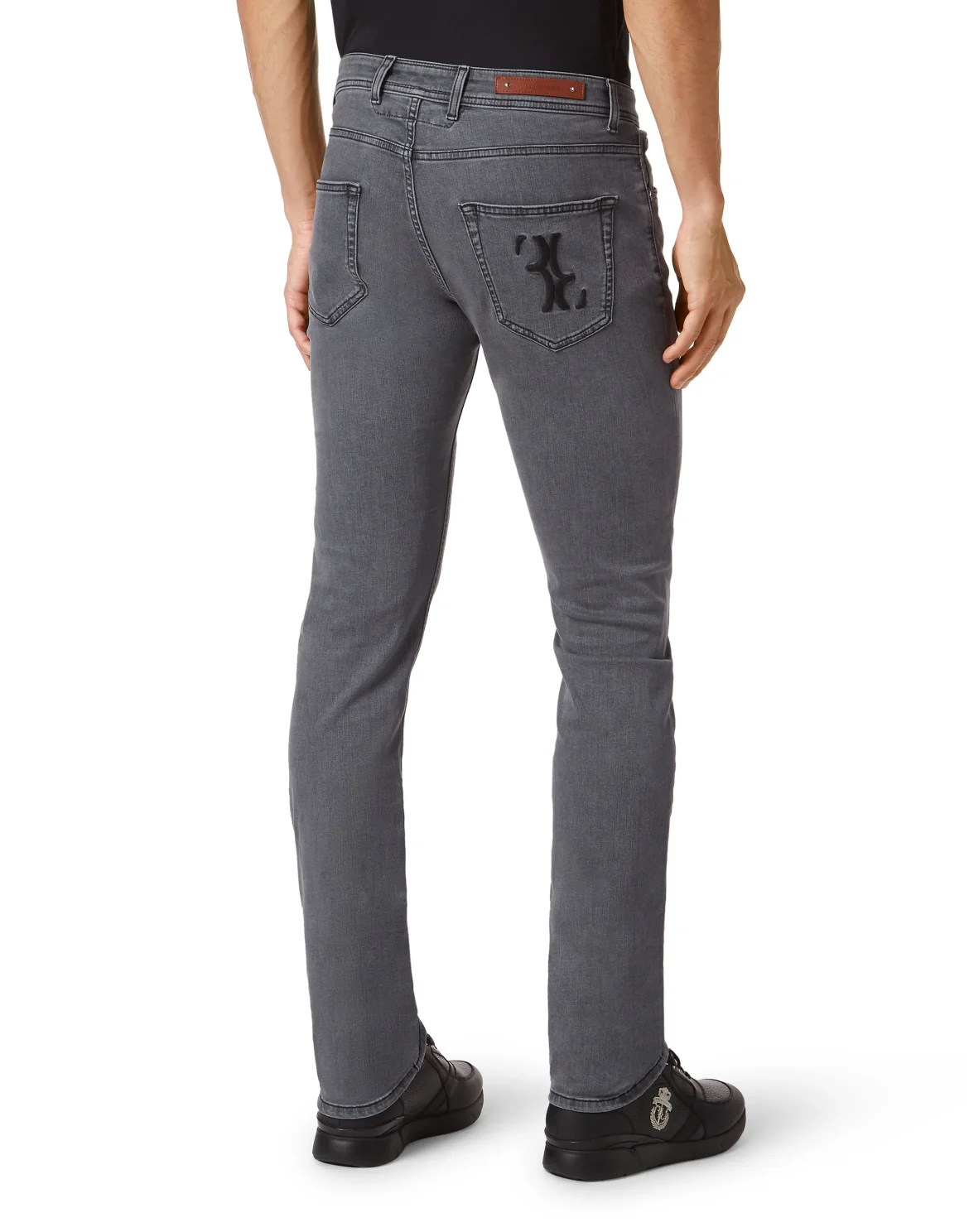 Denim Trousers Super Straight Cut Fit, цвет: Серый
