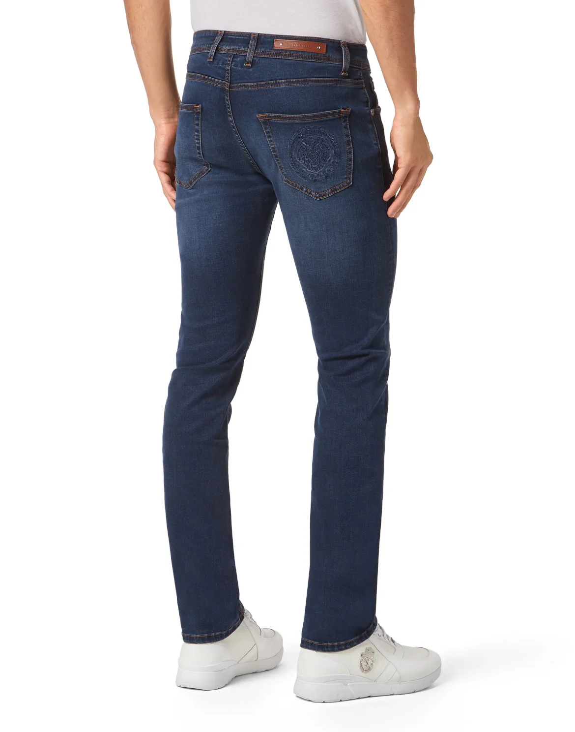 Denim Trousers Super Straight Cut Fit, цвет: Синий