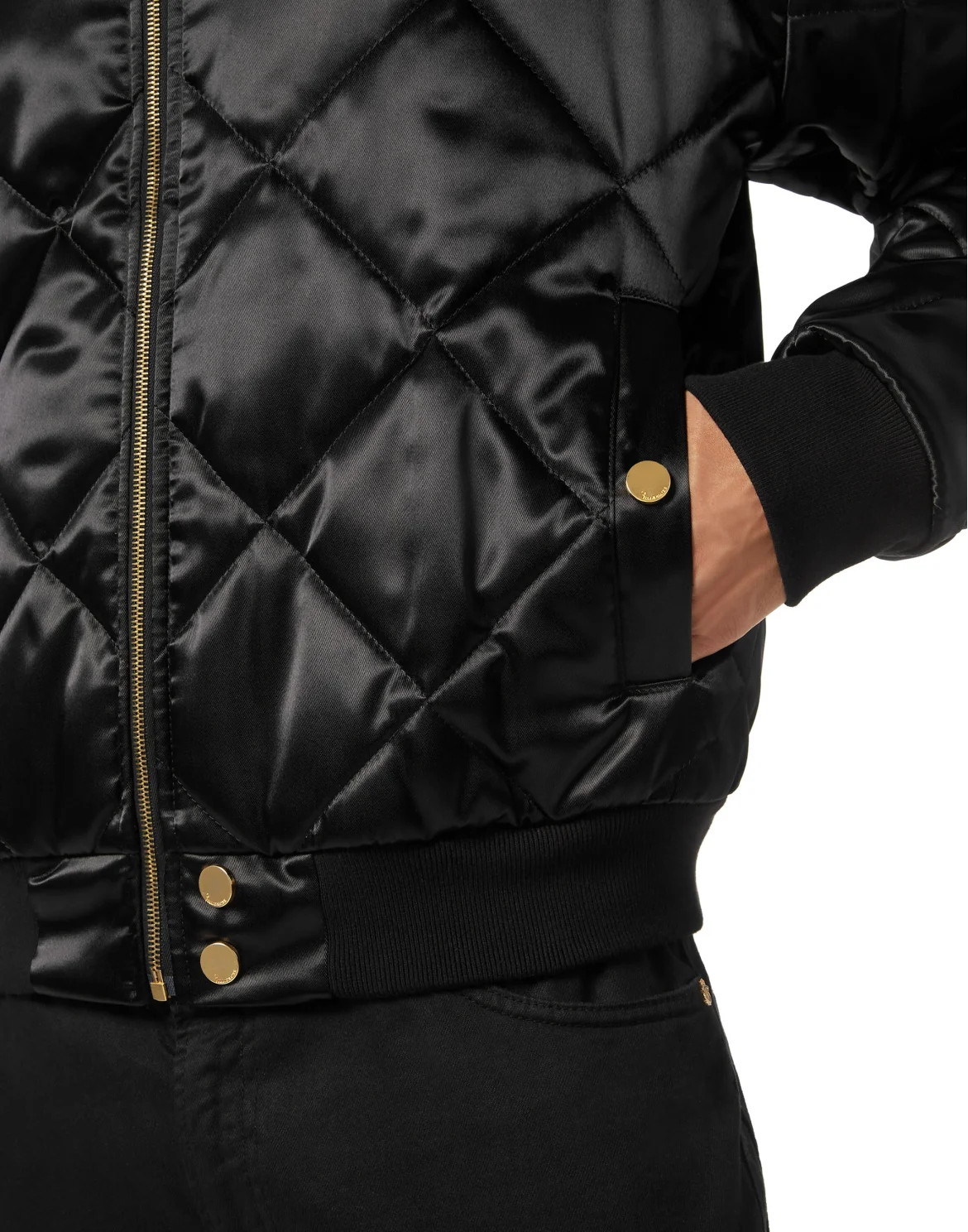 Nylon Bomber, цвет: Черный