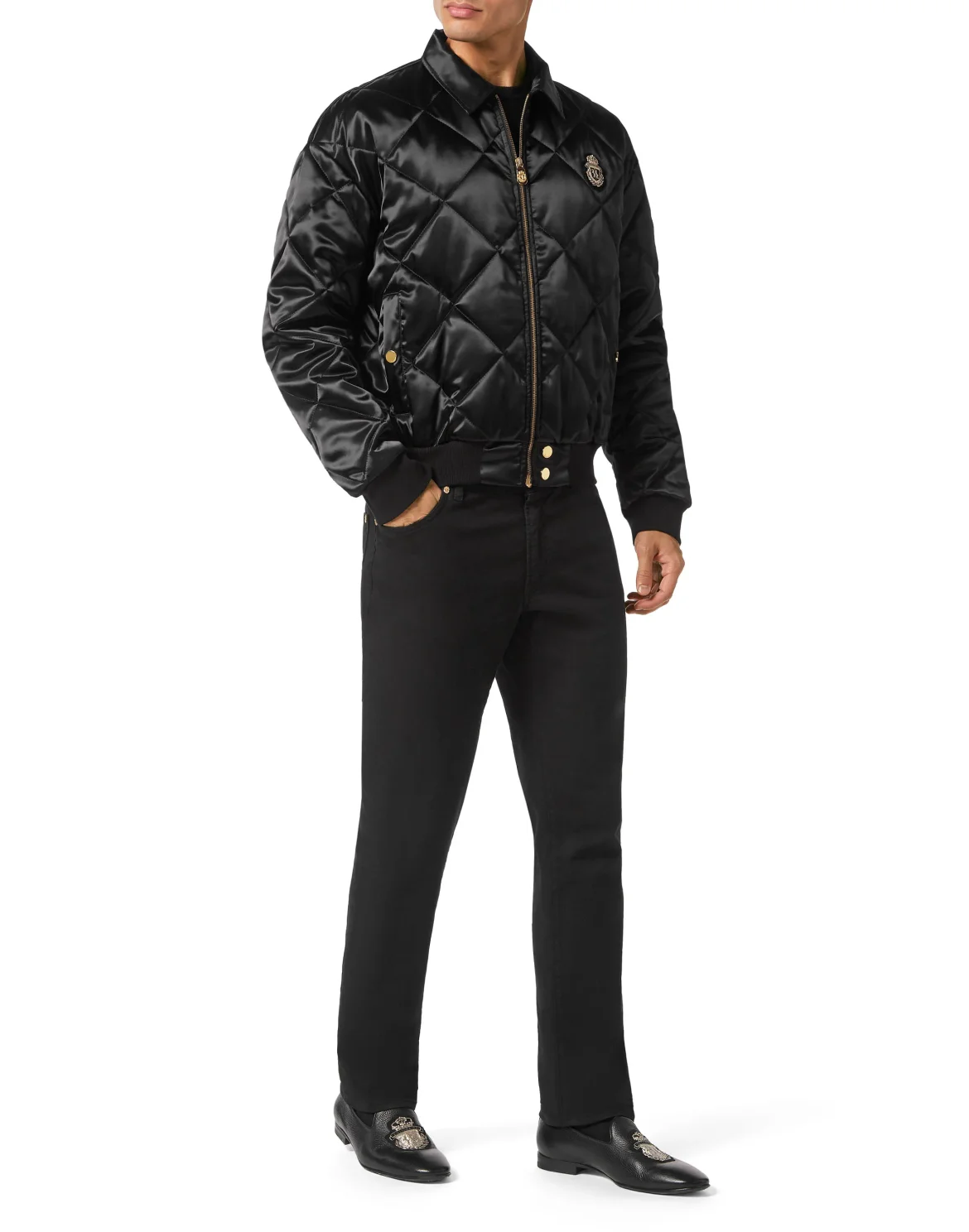 Nylon Bomber, цвет: Черный