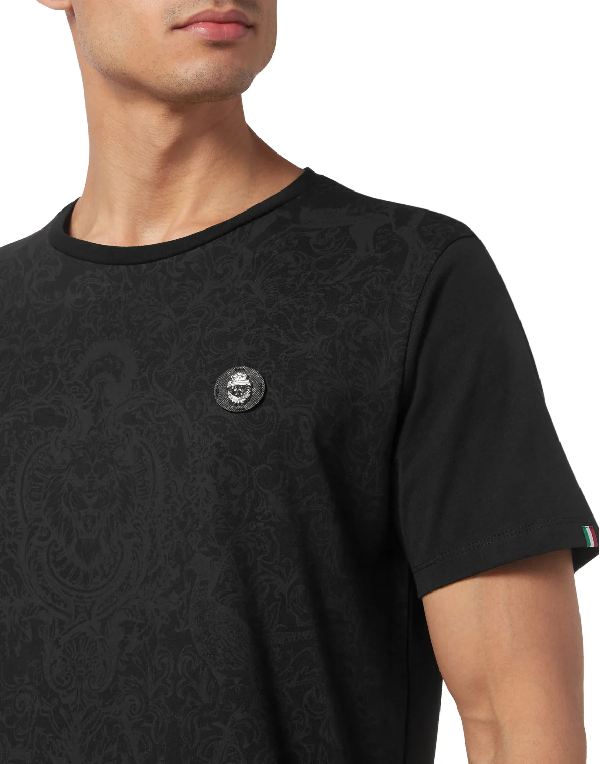 Jersey T-shirt Round Neck SS, цвет: Черный