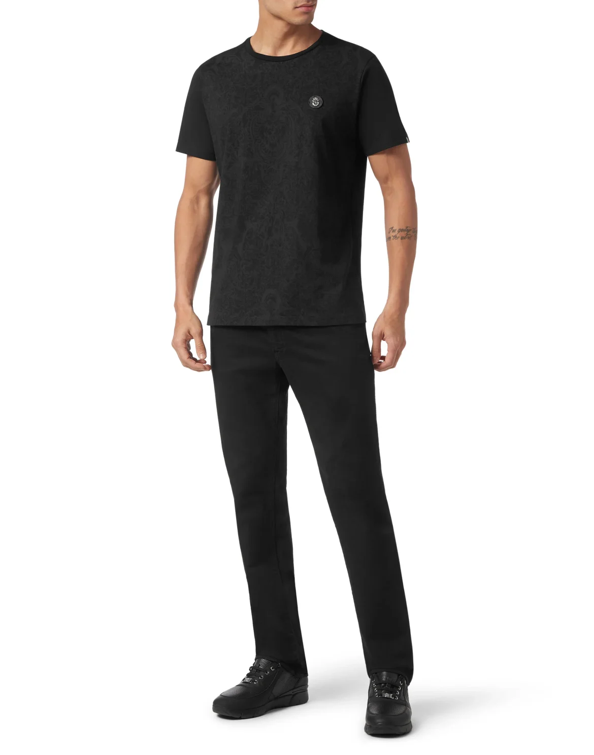Jersey T-shirt Round Neck SS, цвет: Черный