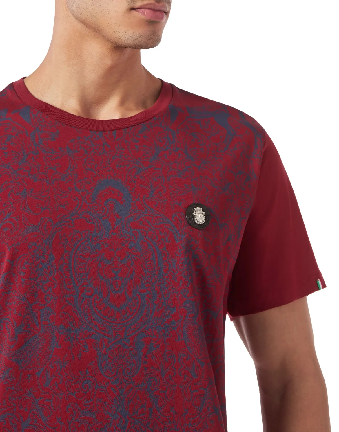 Jersey T-shirt Round Neck SS, цвет: Красный