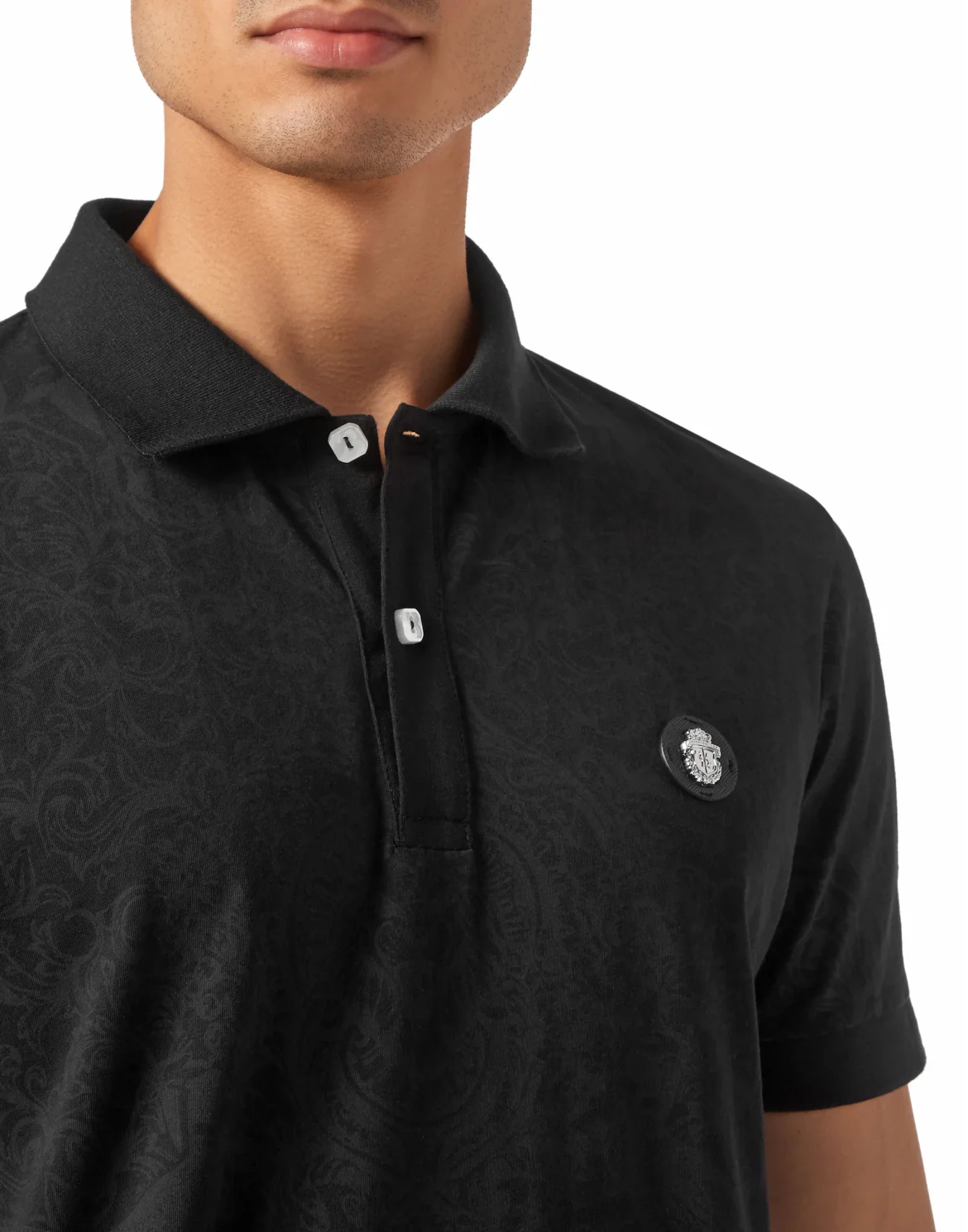 Piquet Polo shirt SS, цвет: Черный