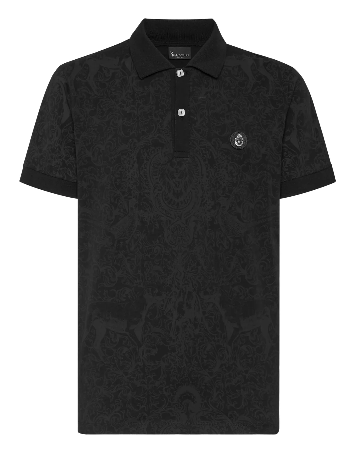 Piquet Polo shirt SS, цвет: Черный