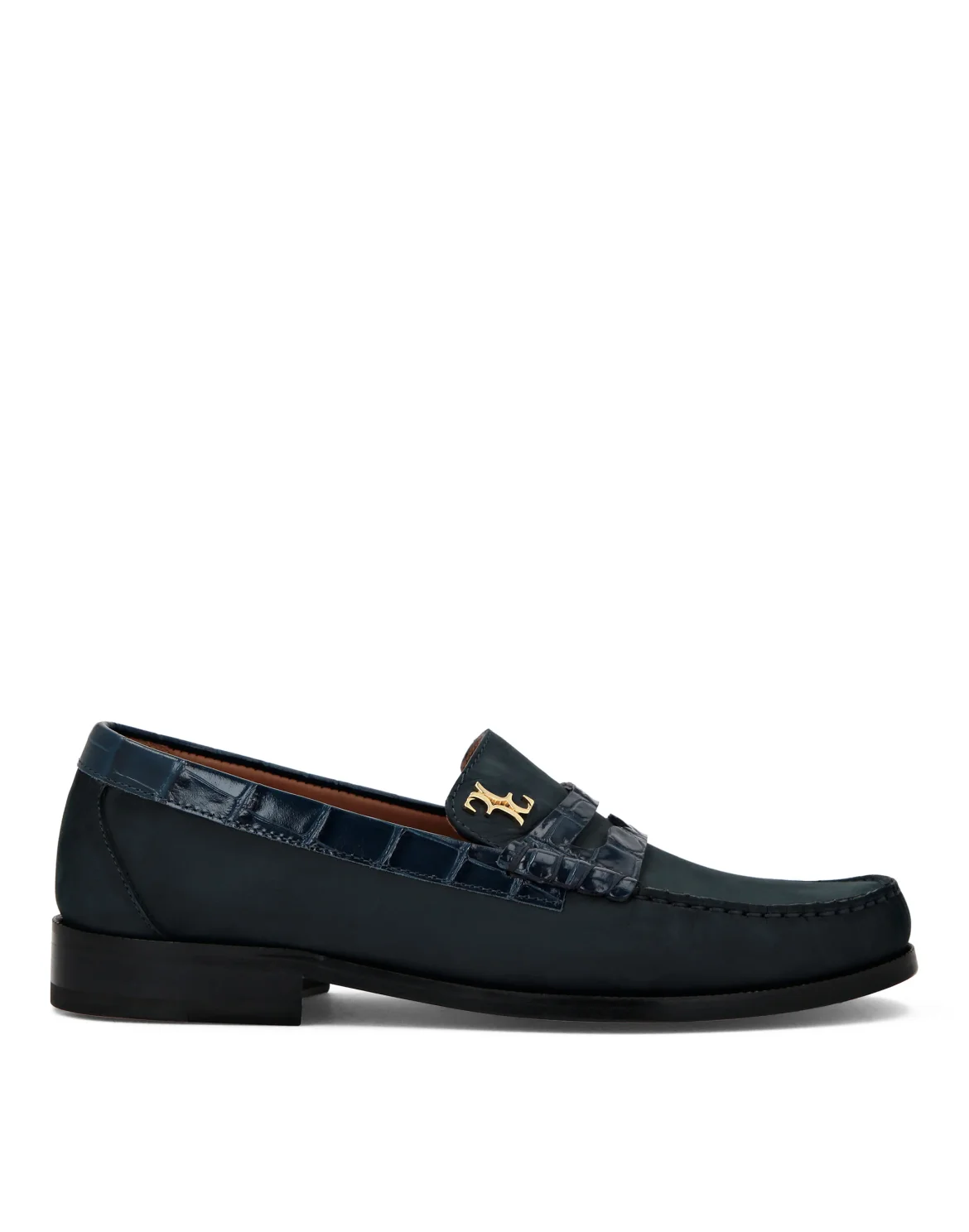 Nabuk Moccasin, цвет: Синий