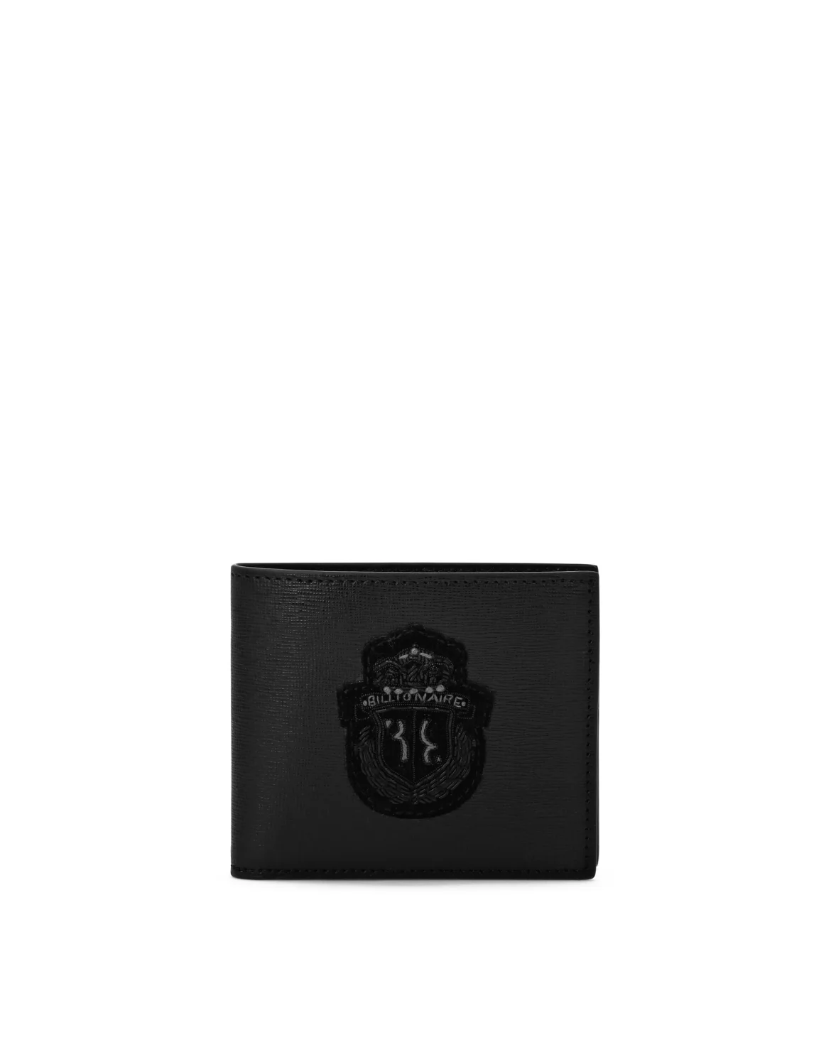 Saffiano Leather Wallet, цвет: Черный