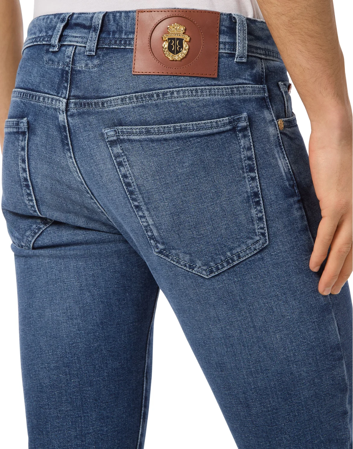 Super Straight Cut Trousers, цвет: Синий