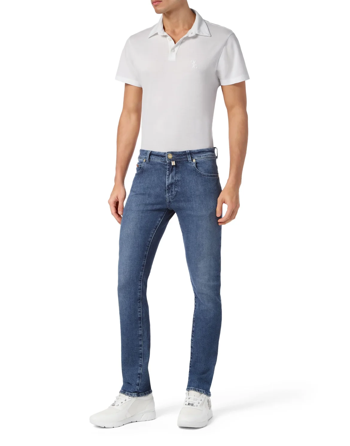 Super Straight Cut Trousers, цвет: Синий