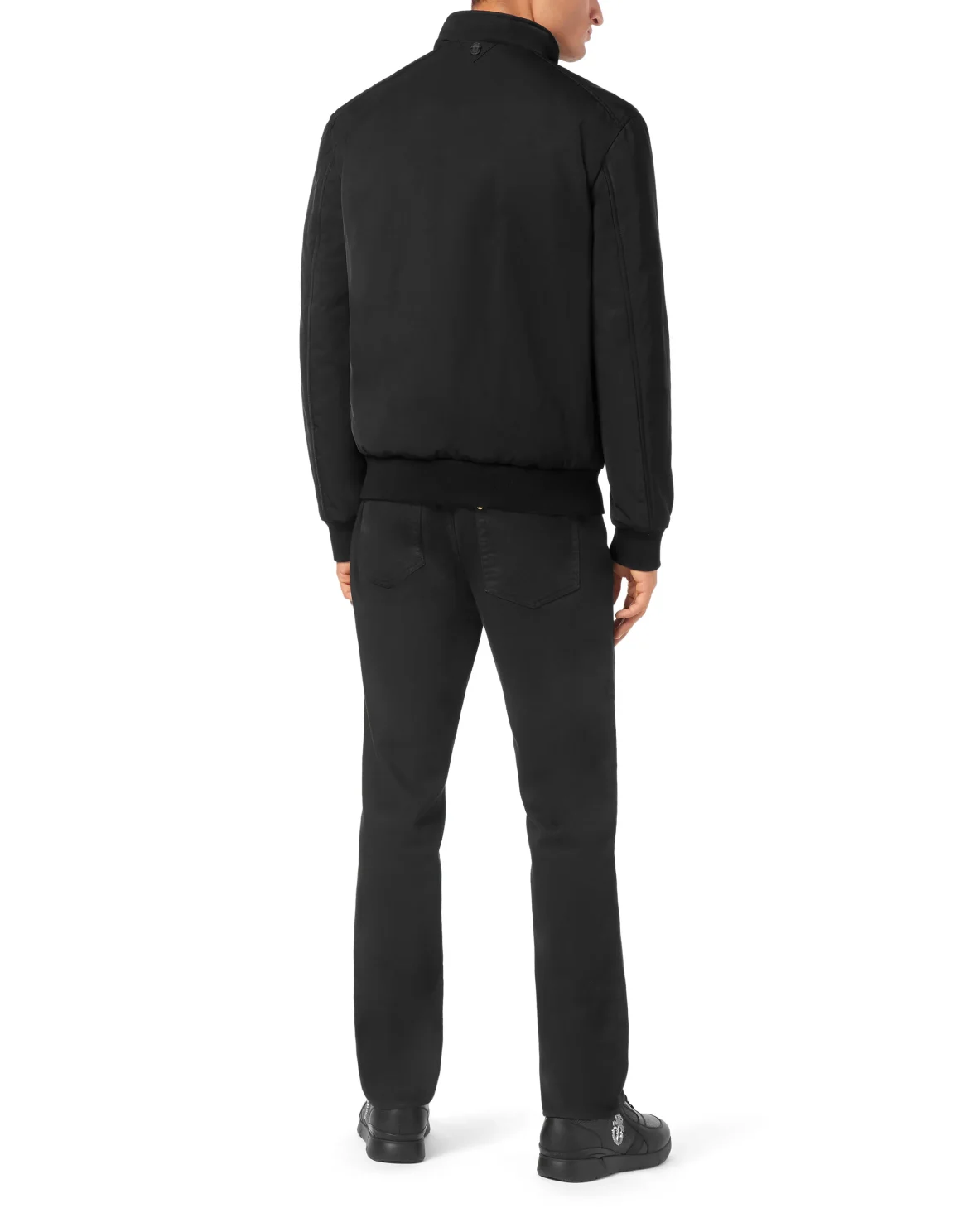 Nylon Windbreaker, цвет: Черный