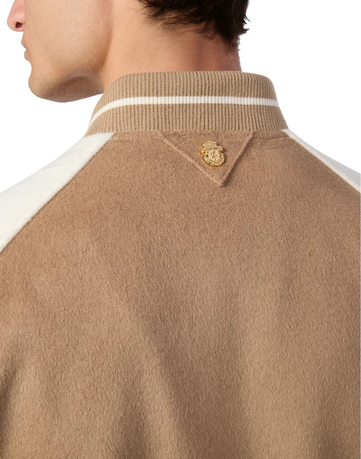 Wool Reglan Bomber, цвет: Бежевый