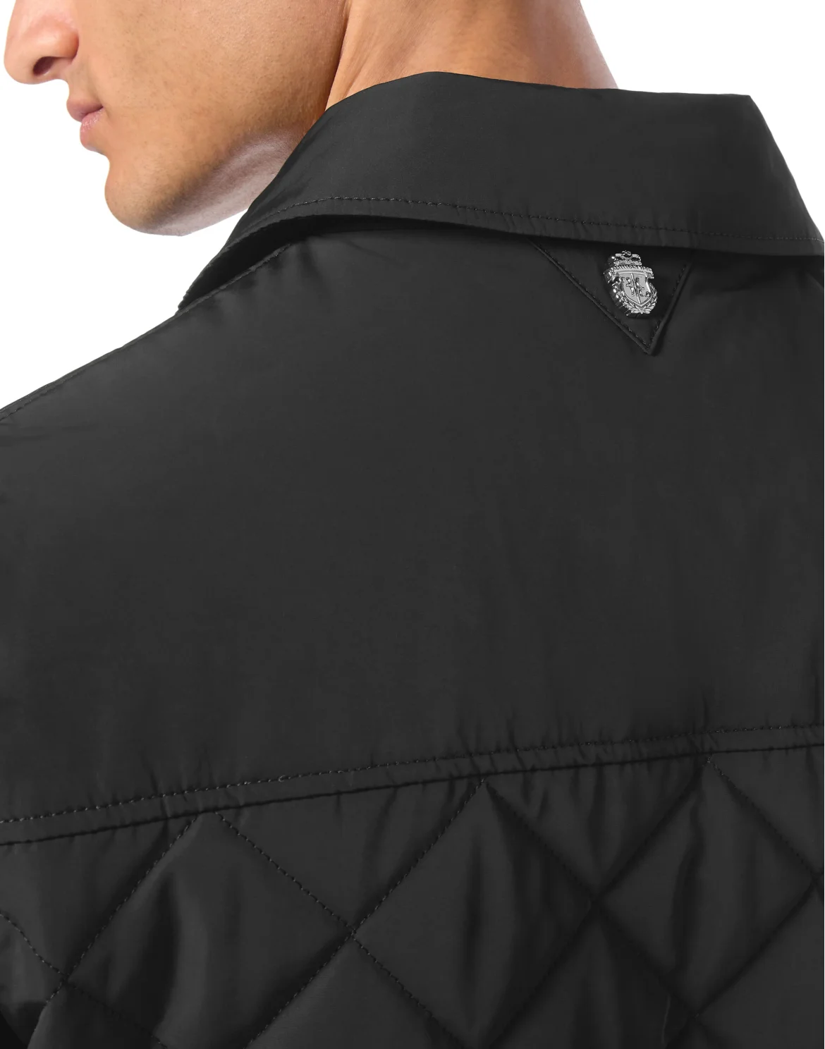 Nylon Quilted Vest, цвет: Черный