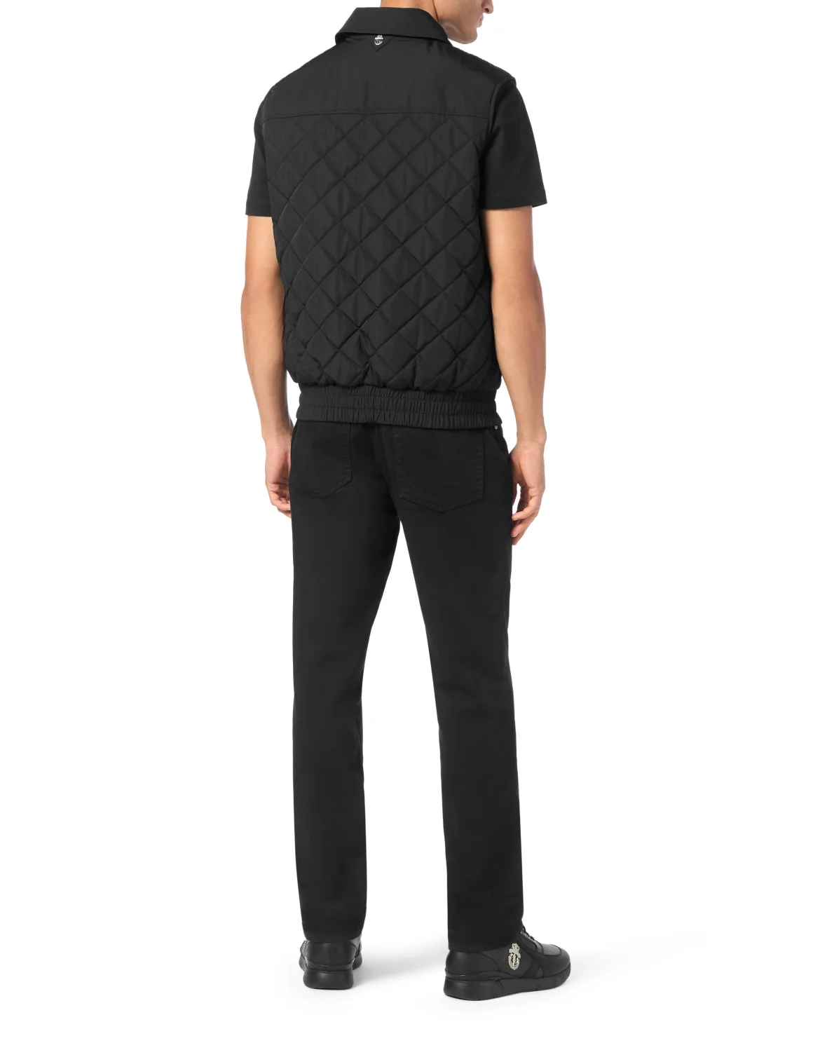 Nylon Quilted Vest, цвет: Черный